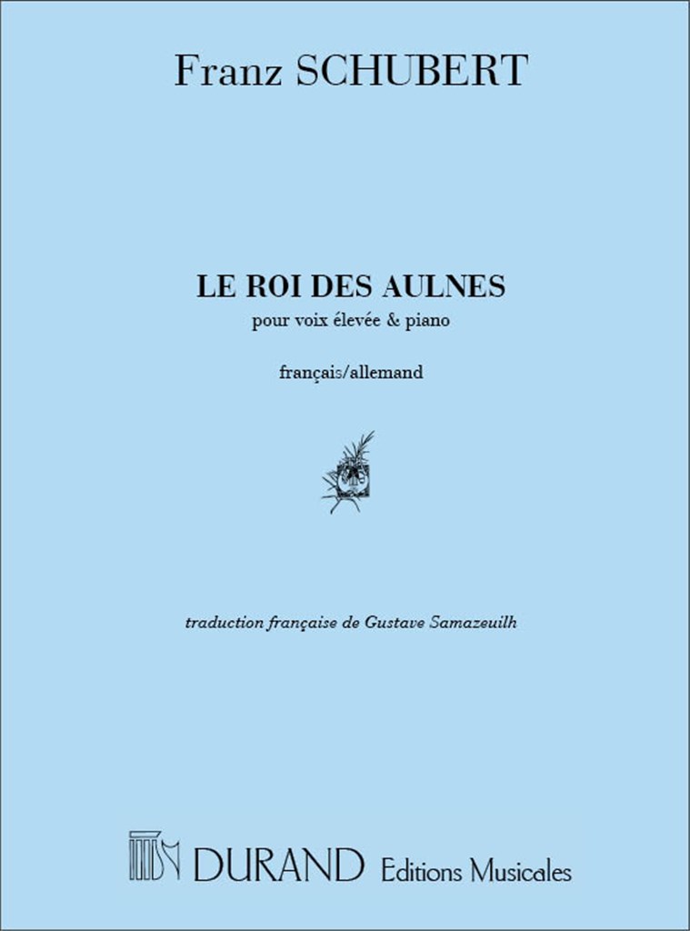 Le Roi Des Aulnes, Pour Voix Elevee Et Piano